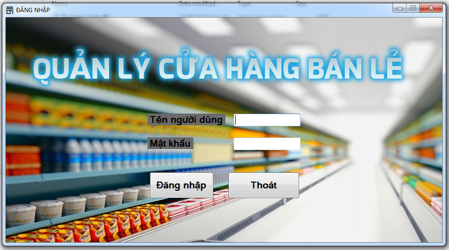 Free Code Đồ án quản lý cửa hàng bán lẻ C#