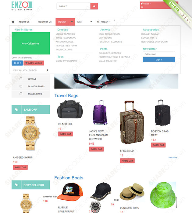 Free Code Website bán hàng multishop ASP.Net MVC5