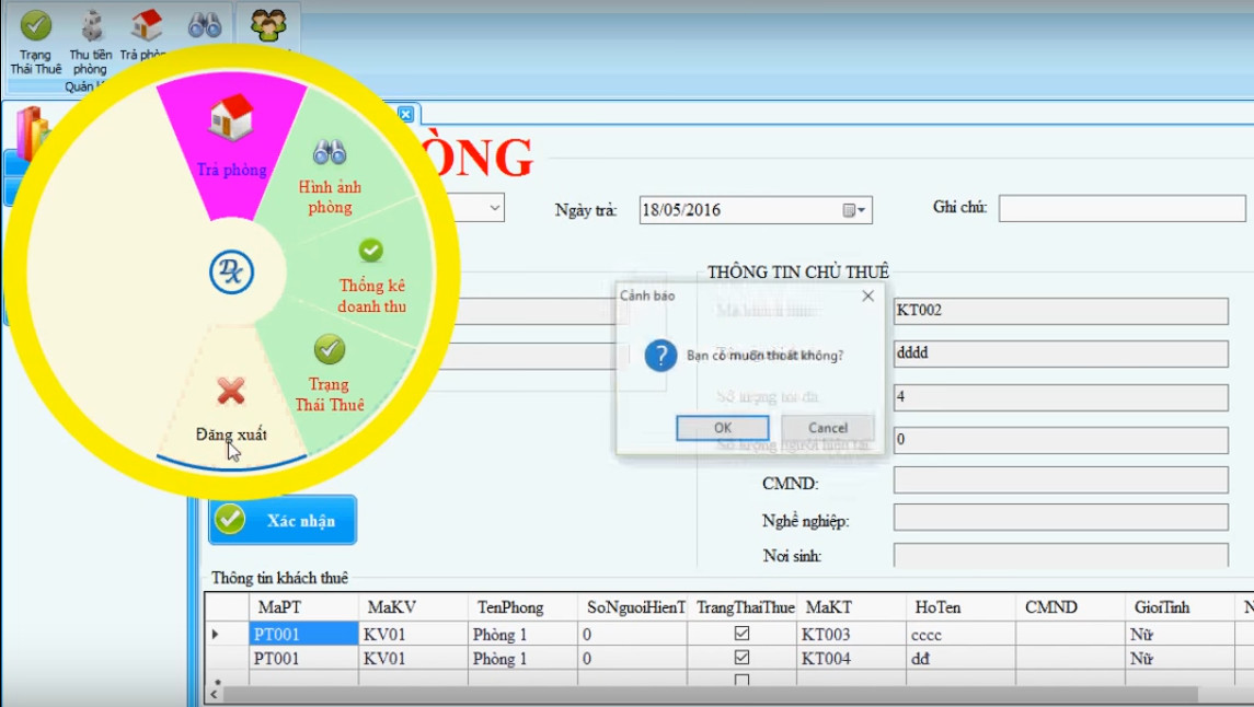 Chia sẻ Source code Quản lý nhà trọ giao diện đẹp full báo cáo Video