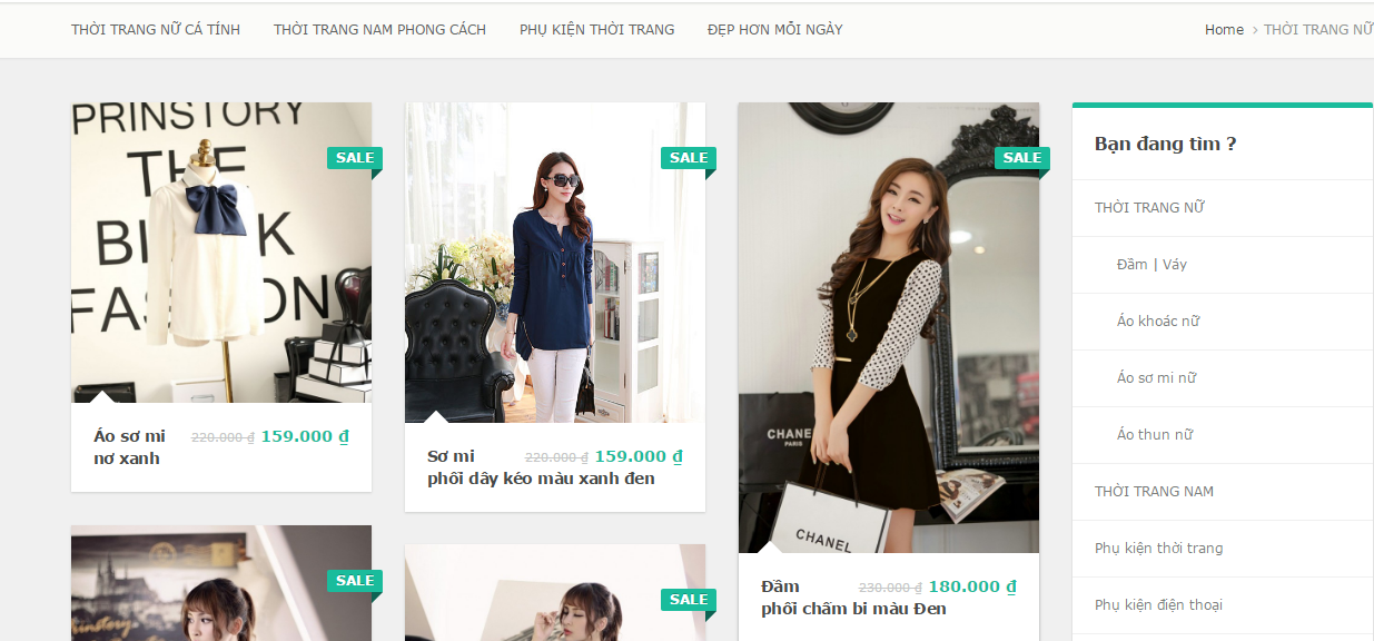 Full source website bán thời trang tuyệt đẹp đã tối ưu chuẩn seo