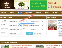Source code website tin tức nhà đất bất động sản Laravel Framework