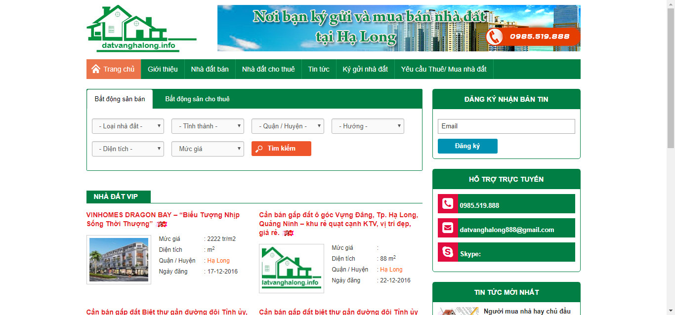 Source code bất động sản mua bán ký gửi nhà đất wordpress