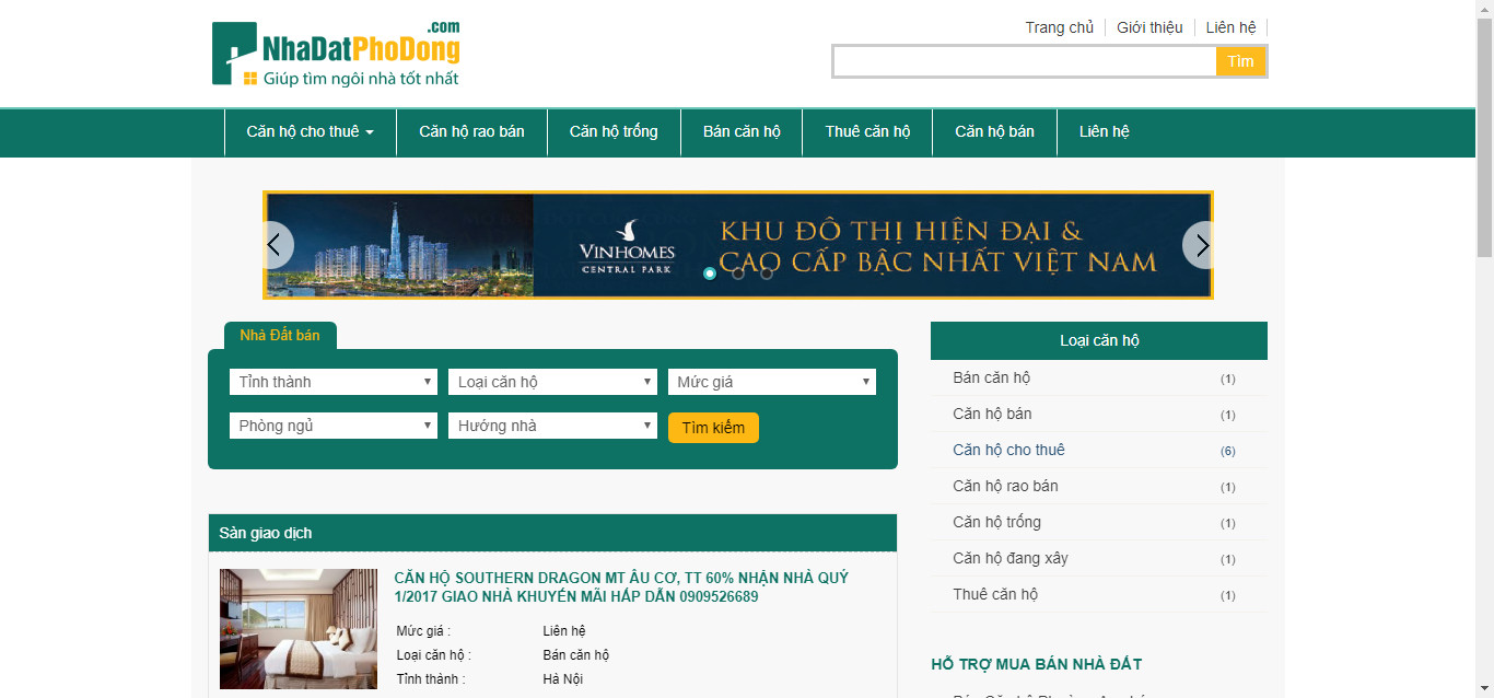 Source website giới thiệu cty cổ phần bất động sản