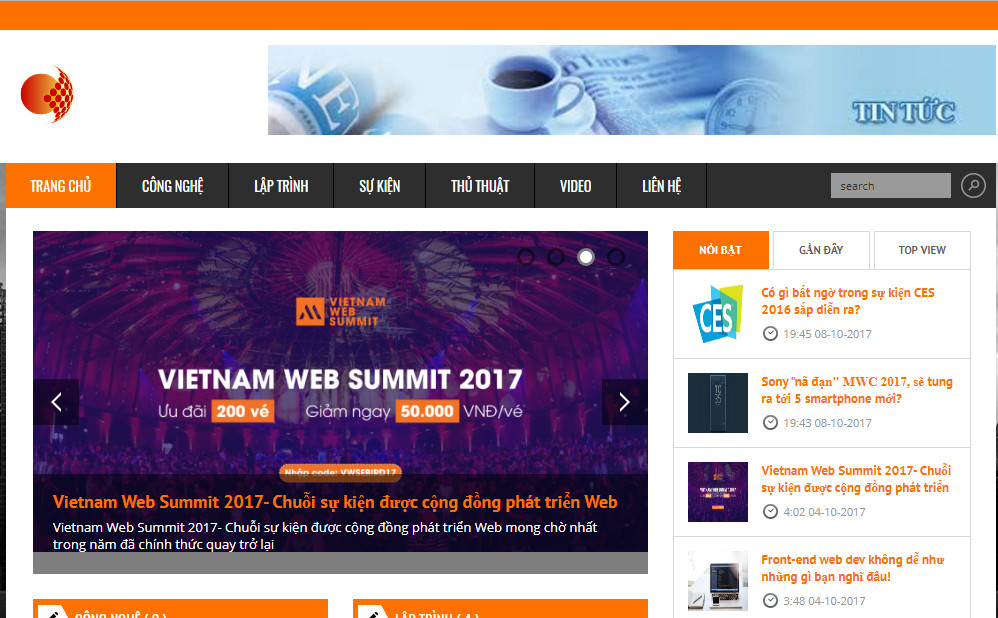 Share free source code laravel về tin tức