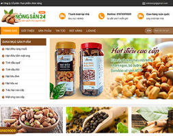 Source web nông sản hạt đều các loại rau củ quả