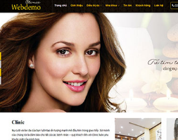 Website viện thẩm mỹ spa nha khoa điều trị da