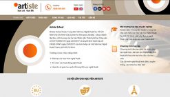 Website sân khấu khóa học dịch vụ điện ảnh diễn viên