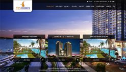 Website giới thiệu dự án bất động sản vinhome