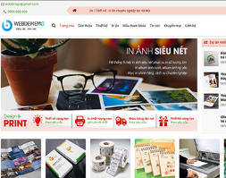 Website thiết kế in ấn pano danh thiếp name card brandroll