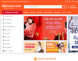 Web shop thời trang balo túi xách phụ kiện wordpress