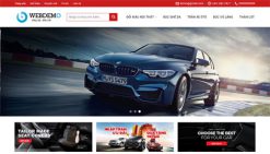 Website bán oto mô tô kia huyndai ford chuẩn seo