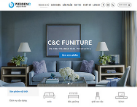 Website thiết kế nội thất tông xám chuẩn seo