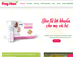 Website giới thiệu sản phẩm thực phẩm thuốc điều trị