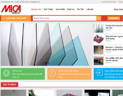 Website giới thiêu sản phẩm mica full source wordpress