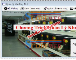 Code chương trình quản lý kho máy tính C#