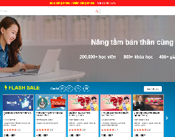 Source code website bán khóa học trực tuyến giống Unica edumail