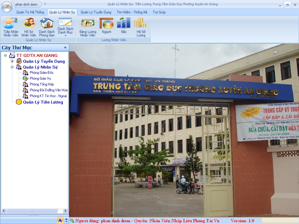 Free Code quản lý nhân sự và tiền lương C# + Báo cáo